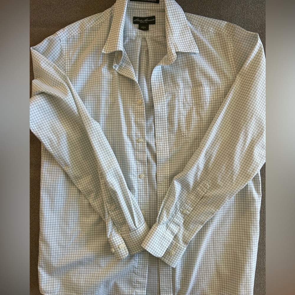 Eddie Bauer Men’s Dress Shirt Size Large